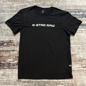 NEW G-Star Raw Black Short Sleeve Tee T-Shirt Gstar G - Star